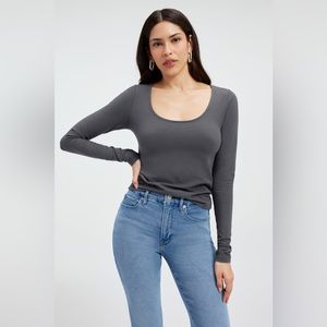 Good American SUPER STRETCH LONG SLEEVE